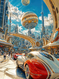 Art Print Existence Games AI - The Celectial City