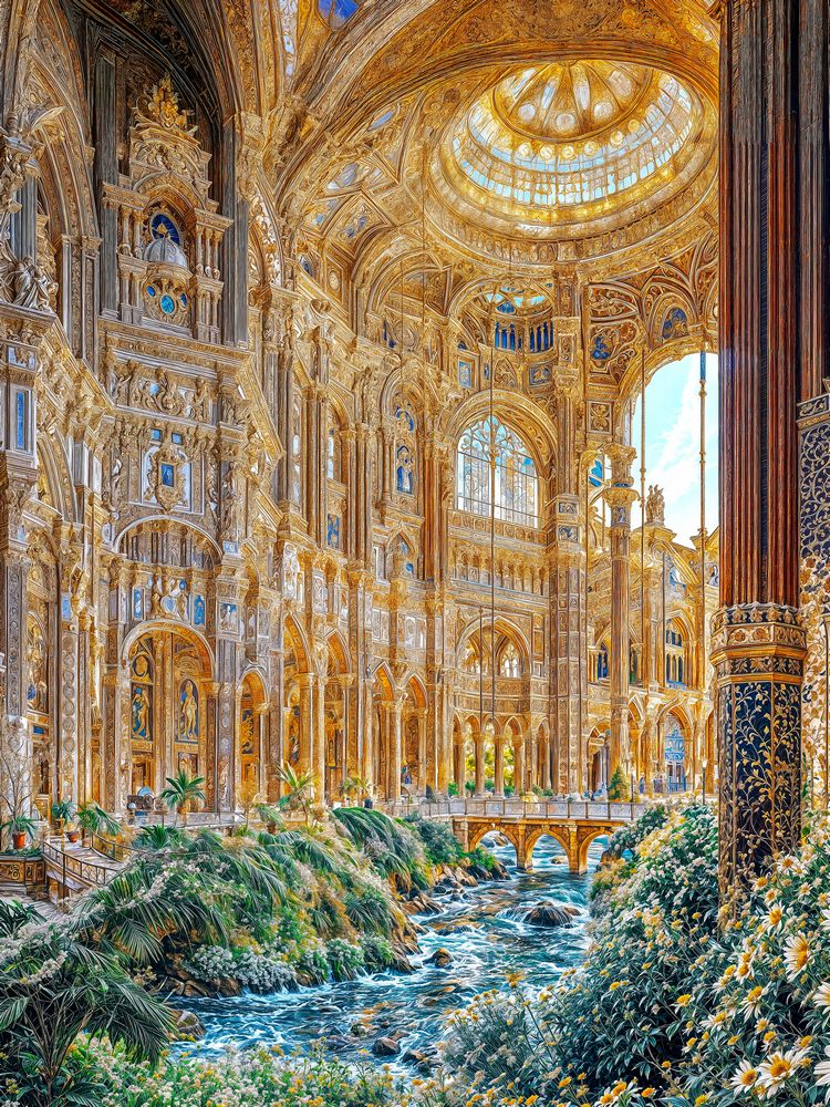 Art Print Existence Games AI - Babylon Eden
