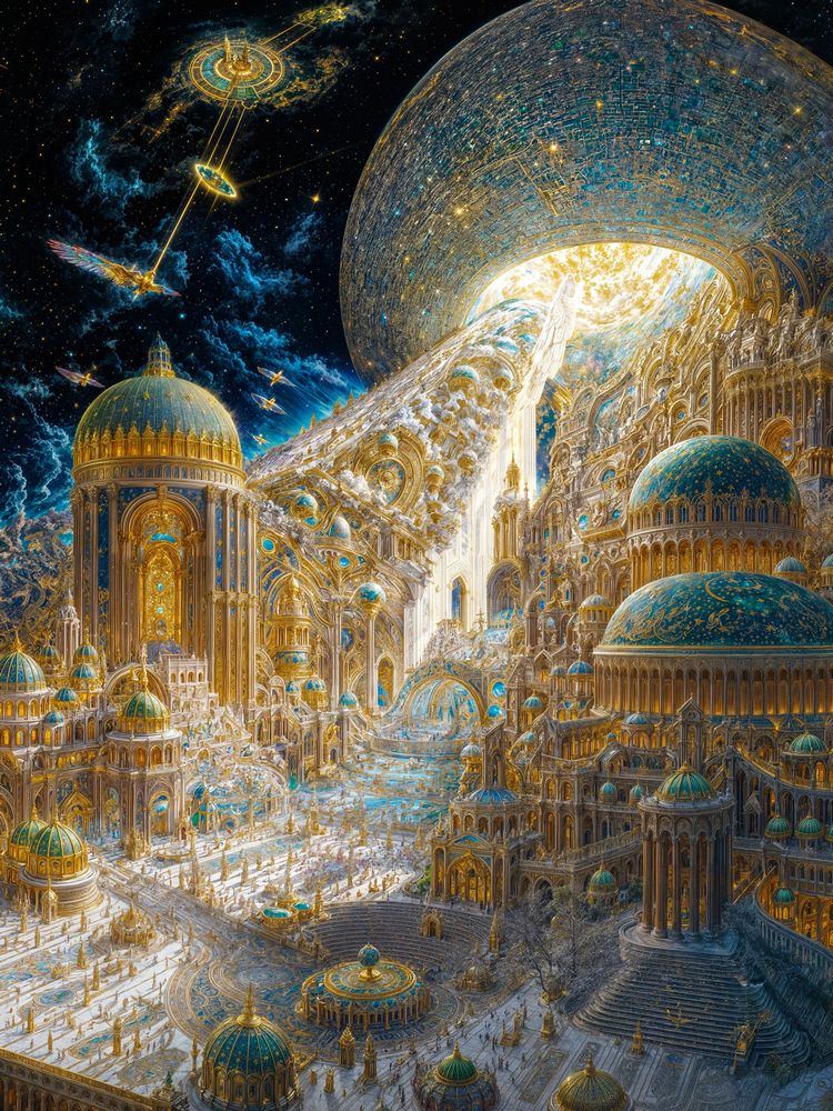 Art Print Existence Games AI - Bliss Gates