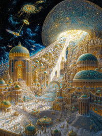 Art Print Existence Games AI - Bliss Gates