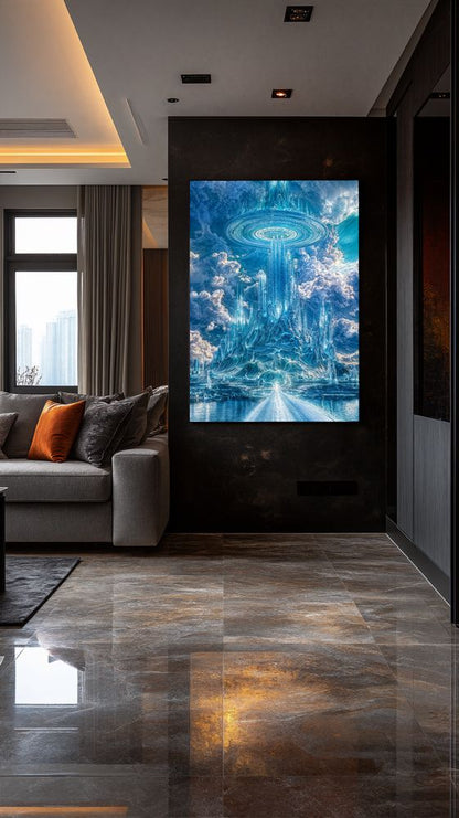 Art Print Existence Games AI - Glass Worlds
