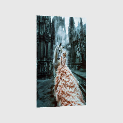 Art Print Irina Malina - Whispers of the Pale Cathedral