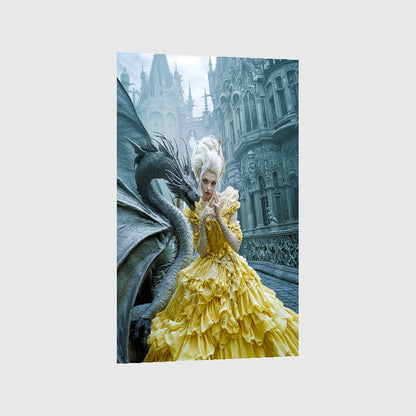 Art Print Irina Malina - The Last Prayer Before the Spell
