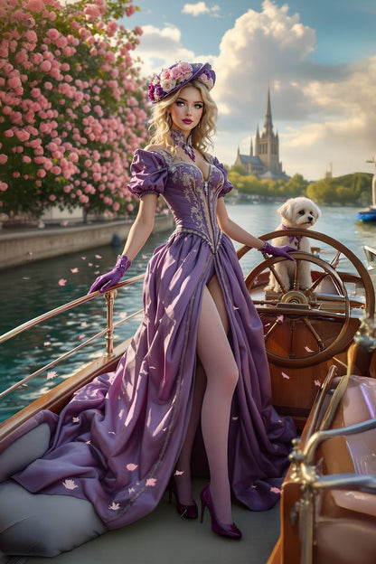 Art Print Anton Kravsov AI - The Lady of the Forgotten Realm