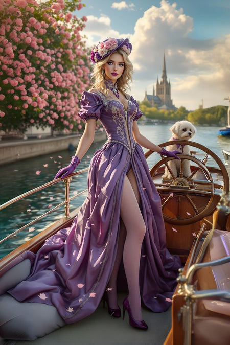 Art Print Anton Kravsov AI - The Lady of the Forgotten Realm