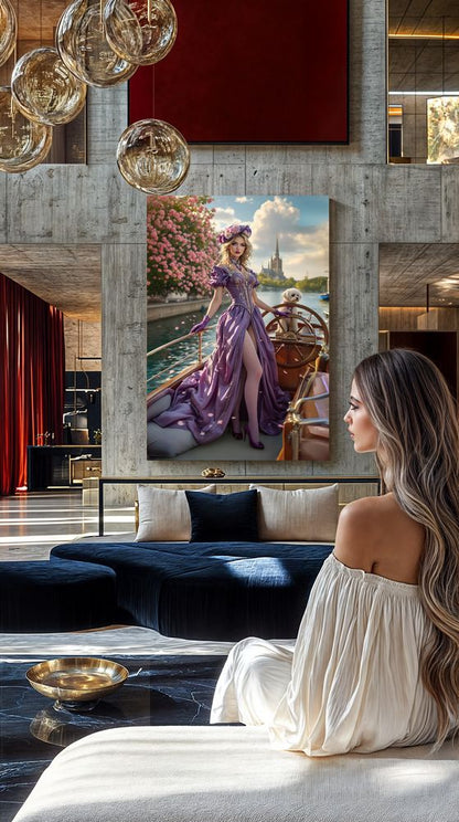 Art Print Anton Kravsov AI - The Lady of the Forgotten Realm