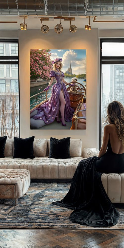 Art Print Anton Kravsov AI - The Lady of the Forgotten Realm