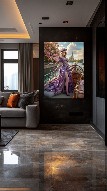 Art Print Anton Kravsov AI - The Lady of the Forgotten Realm