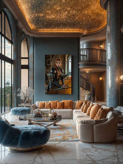Art Print Anton Kravsov AI - Steelheart Sovereign