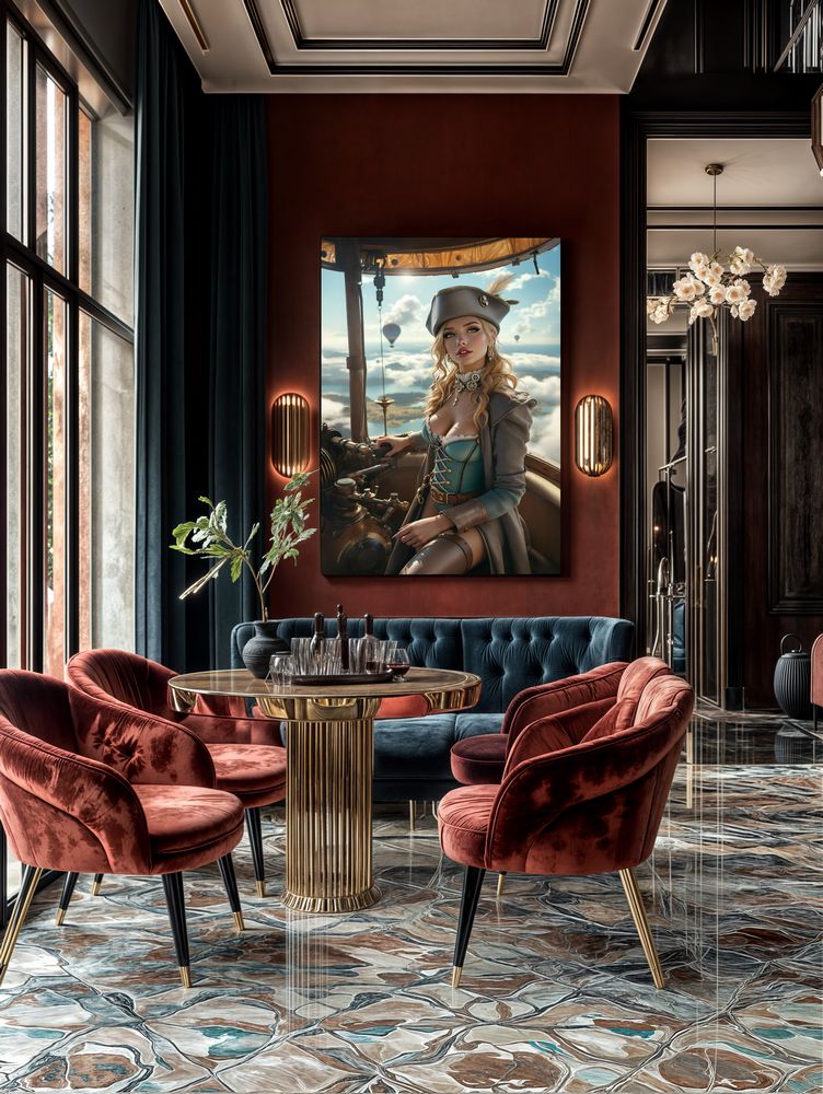 Art Print Anton Kravsov AI - The Elegant Command