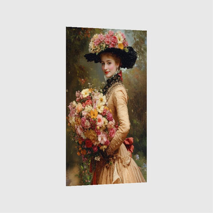 Art Print Zulfiia Ermakova - Elegance and Flowers