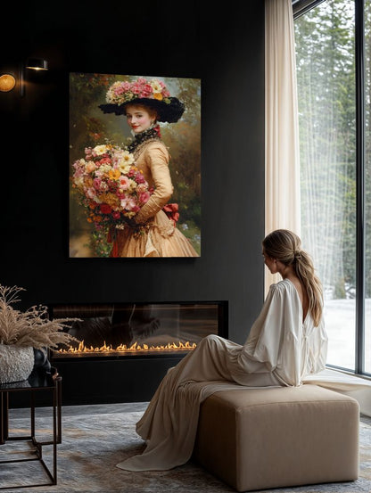 Art Print Zulfiia Ermakova - Elegance and Flowers