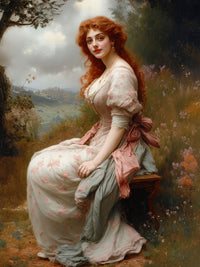 Art Print Zulfiia Ermakova - A Moment of Reflection