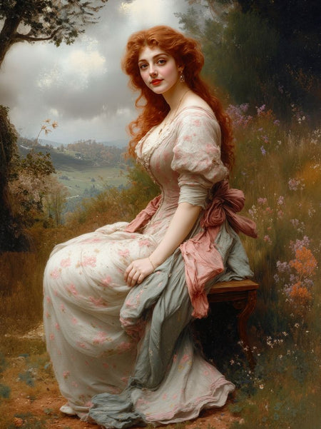Art Print Zulfiia Ermakova - A Moment of Reflection