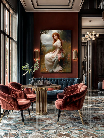 Art Print Zulfiia Ermakova - A Moment of Reflection