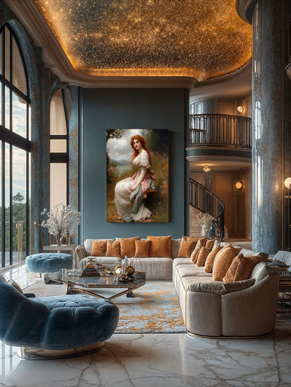 Art Print Zulfiia Ermakova - A Moment of Reflection