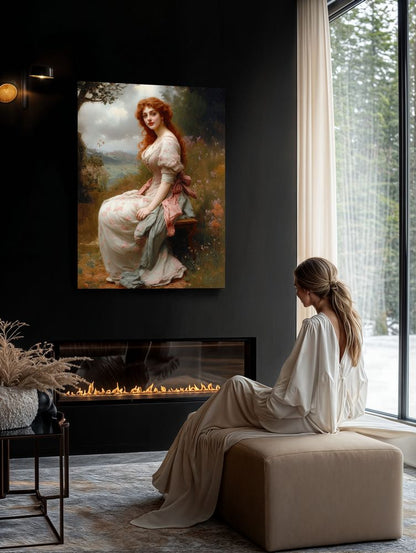 Art Print Zulfiia Ermakova - A Moment of Reflection