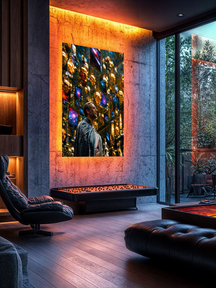 Art Print Existence Games AI - Celestium