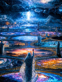 Art Print Existence Games AI - Galaxium