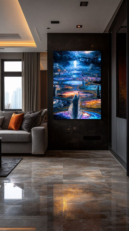 Art Print Existence Games AI - Galaxium