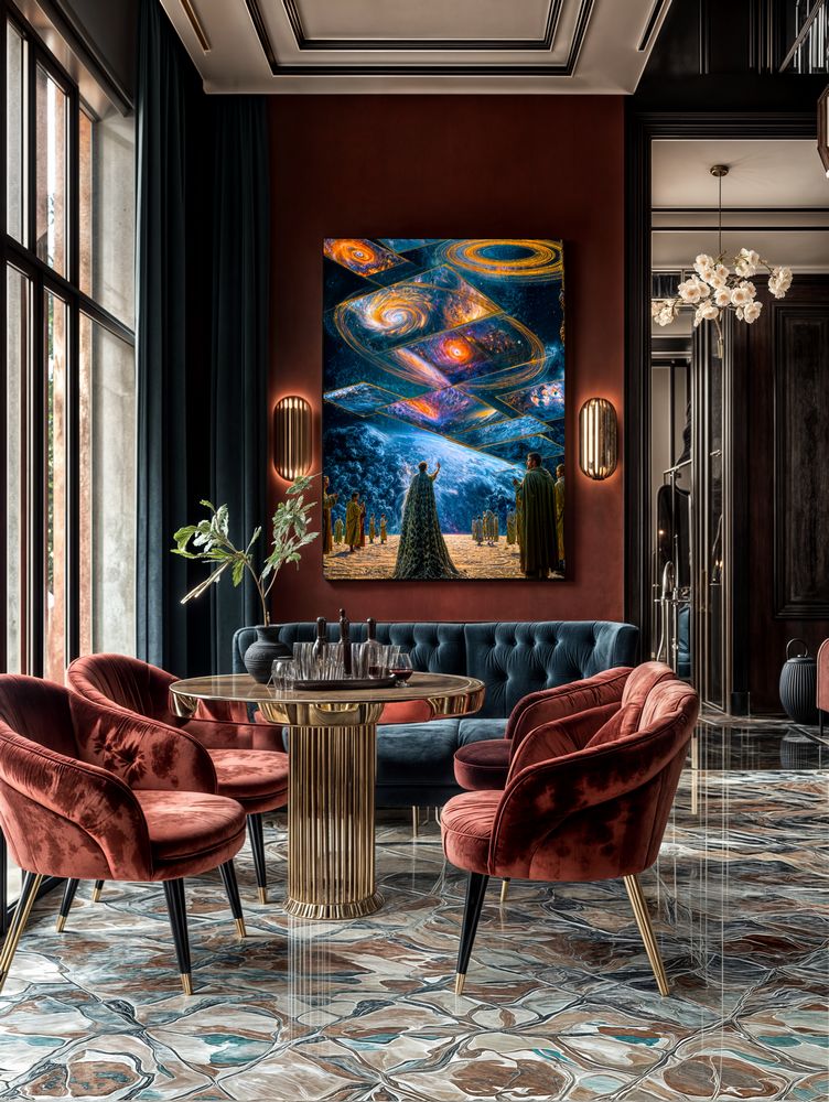Art Print Existence Games AI - Orbitra