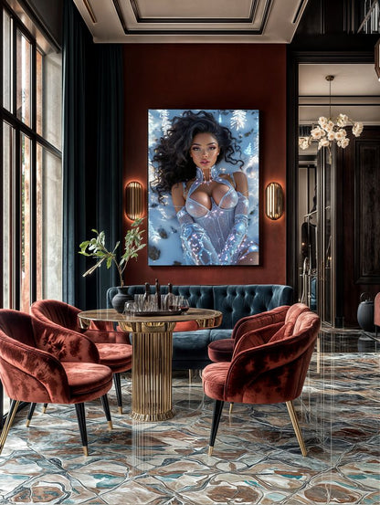 Art Print Anton Kravsov AI - Aurora of the Glass Conservatory