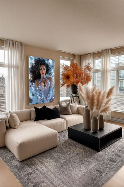 Art Print Anton Kravsov AI - Aurora of the Glass Conservatory