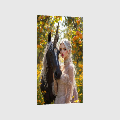 Art Print Anton Kravsov AI - Gilded Garden Muse