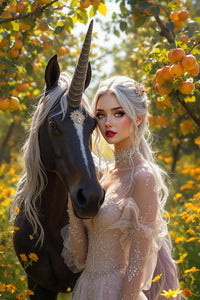 Art Print Anton Kravsov AI - Gilded Garden Muse