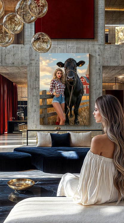 Art Print Anton Kravsov AI - Country Meadow Muse