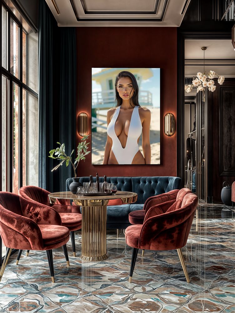 Art Print Anton Kravsov AI - Seaside Bond