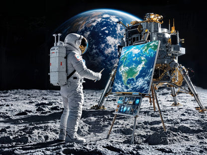 Art Print Aquila Vision AI - The Art of Exploration