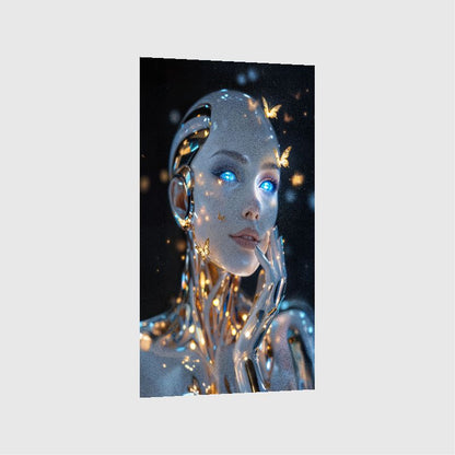Art Print Aquila Vision AI - Humanity and Butterflies