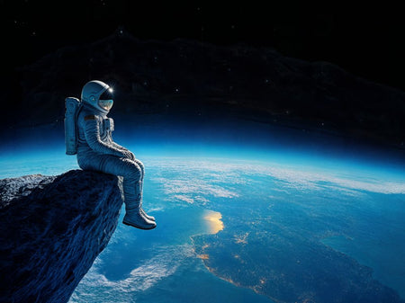 Art Print Aquila Vision AI - Earth – Moon