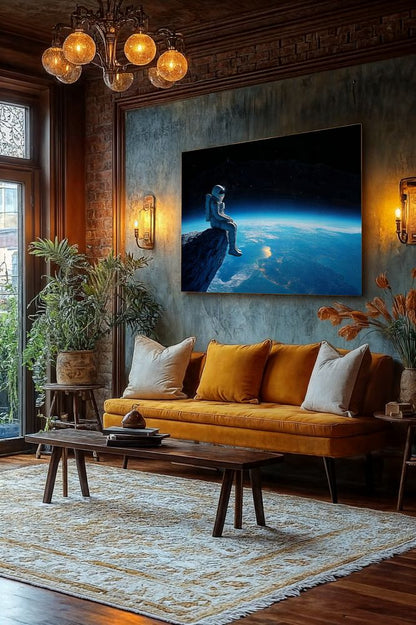 Art Print Aquila Vision AI - Earth – Moon