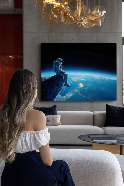Art Print Aquila Vision AI - Earth – Moon