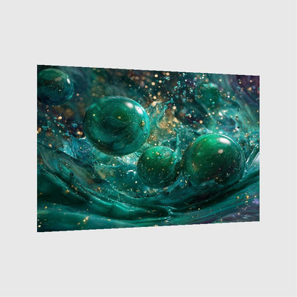 Art Print Abstract Lab AI - Synthetic Vitalis