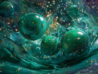 Art Print Abstract Lab AI - Synthetic Vitalis