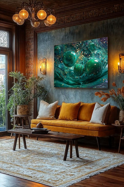 Art Print Abstract Lab AI - Synthetic Vitalis