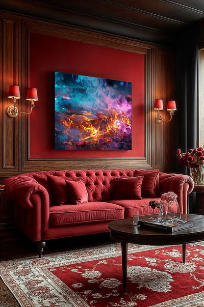 Art Print Abstract Lab AI - CryoGenesis