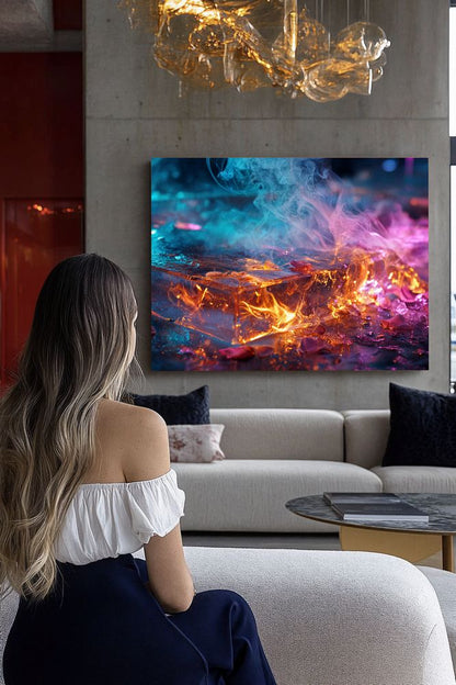 Art Print Abstract Lab AI - CryoGenesis
