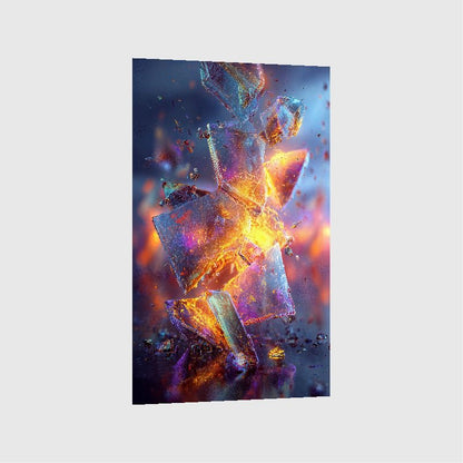 Art Print Abstract Lab AI - Photosynthetic Pulse