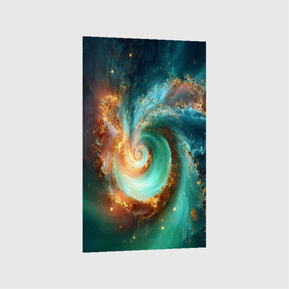 Art Print Abstract Lab AI - Vivid Entanglement