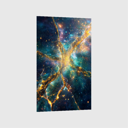 Art Print Abstract Lab AI - Liquid Synapse