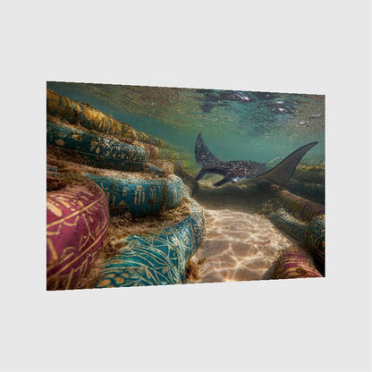 Art Print Salt Life AI - Embers of the Deep