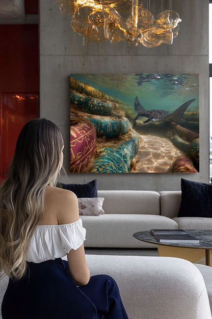 Art Print Salt Life AI - Embers of the Deep