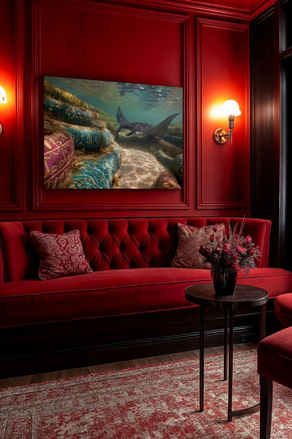 Art Print Salt Life AI - Embers of the Deep