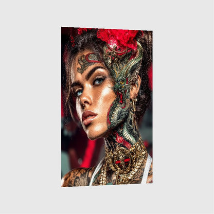 Art Print SensuAI - Dragon’s Embrace