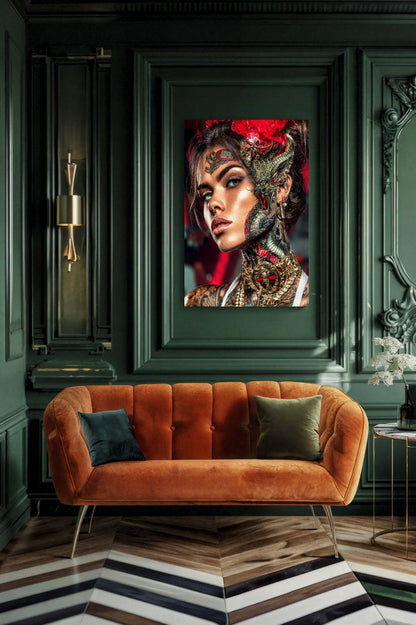 Art Print SensuAI - Dragon’s Embrace