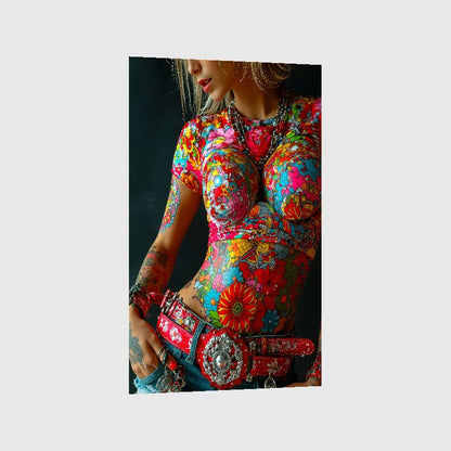 Art Print SensuAI - Ink & Bloom